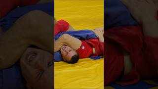 Nika BREGVADZE (GEO) made an armbar to his opponent at the World Cadet Youth and Junior #SAMBO Champ