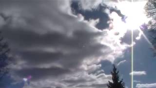 Monday February 5 2018 Time Lapse Sky Clouds Connecticut Filmed South Mild Partly Cloudy Day