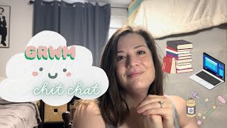 get ready with me | chat books work stuff