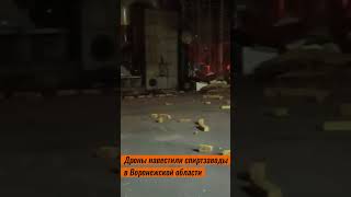 Дроны навестили спиртзаводы в Воронежской области