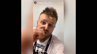 Zawodnicy po walkach FAME MMA 13 (instastory)