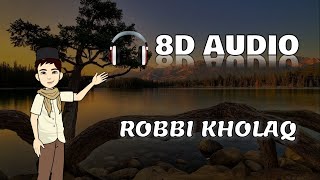 Robbi Kholaq - Cover By Adzando Davema (Lyrics Video) | 8D Audio