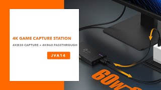 j5create 4K Game Capture Station | Model: JVA14