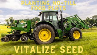 Planting No-Till Food Plots With Vitalize Seed