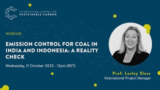 Emission control for coal in India and Indonesia: a reality check | ICSC Webinars