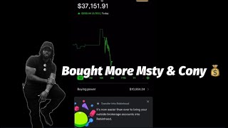 Investing w/ Og Ep 21: Portfolio Update - Bought More Msty & Cony #msty #dividends