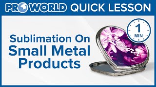 Sublimation On Small Metal Products