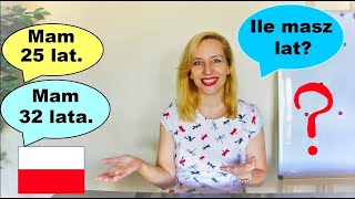 LEARN POLISH (A1): "ILE MASZ LAT?" ("HOW OLD ARE YOU?")/ ENGLISH SUBTITLES