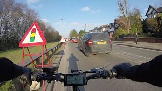 1000w 48v ebike, alternate route, spring is coming! on gopro hero 3.