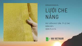 Lưới che nắng HÀNG CAO CẤP  may viền khuy sẵn dùng che mát sân vườn, ban công - Che nắng lên đến 90%