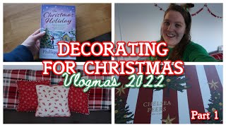 DECORATING FOR CHRISTMAS! | Vlogmas 2022