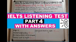 IELTS LISTENING TEST 1: PART 4 QUESTIONS 31 - 40 || With Answers