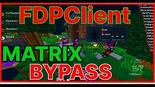 FDPClient | Matrix bypass | Skypvp MineBars | ЛУЧШИЙ КОНФИГ НА LiquidBounce с обходом