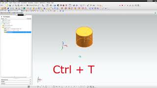 [UG NX] Useful Tips #11. Move Object (Ctrl + T)