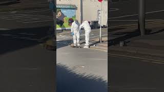 Crime Scene Investigators searching sewers with a magnet. #police #CSI #magnetfishing