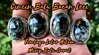 Cincin Batu tembaga bacan warna. mirip Batu dari Garut