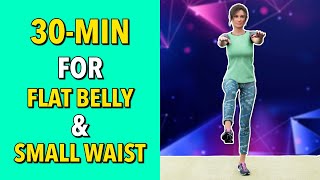 30-Min Standing Cardio: Walk for a Flat Belly & Small Waist