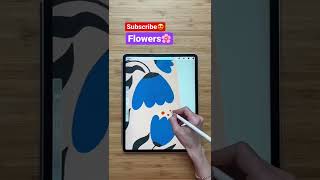 Procreate tutorial🌷 #art #create #easyart #procreate #shorts #trending #fyp #arttutorial #foryou