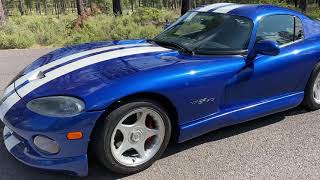 1996 Dodge Viper GTS Roe Supercharged walk around video