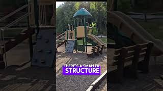 Take a look at the play area at Jellystone Golden Valley #camping #campground #glamping