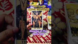 Love Meaning of Devil Cards in Hindi #tarot #tarotdeck #besttarotcardscourse #majorarcana #shorts