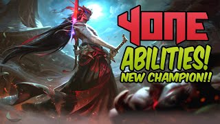 NEW BROKEN CHAMPION YONE ABILITIES REVEALED!!  - League of Legends