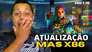 JOGANDO NO  X86 / FREE FIRE / AO VIVO / 4V4