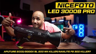 Nicefoto 300W LED 3000B Pro Unboxing & Review | Aputure 200D/Godox SL-200WII/Nanlite FS 300 Killer?