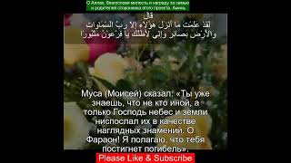 Коран Сура Аль Исра | 17:102 | Чтение Корана с русским переводом | Quran Translation