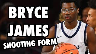 Bryce James Basketball Shooting Form