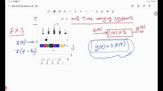 Time invariant and Time Variant Systems Part 02