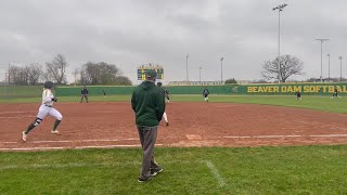 Gabby Fakes singles up the middles against Oregon