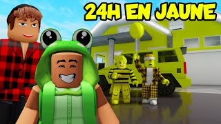 24 HEURES 😱 TOUT EN JAUNE 🟡 SUR BROOKHAVEN RP 🏡 AVEC @Frogofficiel