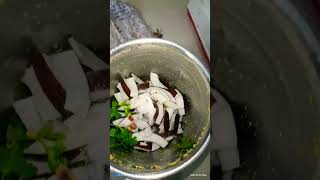 Easy and Yum Coconut Chutney recipe #food #cooking #recipe #ytshorts #like #chutneyrecipe #chutney