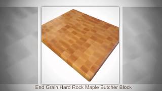 End Grain Hard Maple Butcher Block by Armani Fine Woodworking