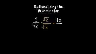 Rationalizing the Denominator | Simplifying Surds #tutorial #maths #radical