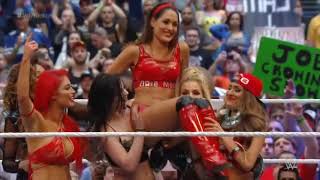 WWE WrestleMania 32 - Total Divas vs B.A.D. & Blonde (2016-04-03)