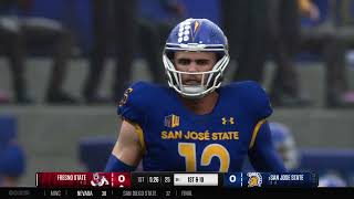 CFB25 dynasty with San Jose State S4W11 Vs Fresno State! We signed the #1 recruit again!