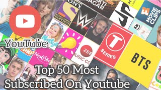 Top- 50 Most Subscribed YouTube Channels Of 2021 | Most Subscribed YouTube Channels