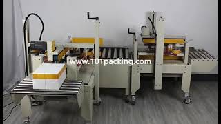 Automatic foam case H type tape sealing machine case full wrap tape sealing machine