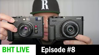 BHT Live Ep08: Fujifilm X-E4 vs X-E3 vs X70, Minolta CLE, Leica M7 vs MP vs M6 TTL