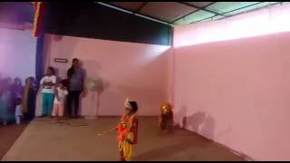 Check what happens when you practice without costume|| Funny video of cute ayyappa costumed boy