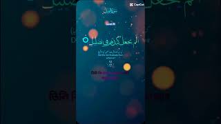 মধুময় কন্ঠে সূরা ফীল তেলাওয়াত। Sura fil । Islamic Amol Bangla । #shorts #trending #viral #surah