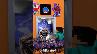 Sonic Tapes Elevator Vs Herobrine | TWIDDLEFINGER @Max Design Pro