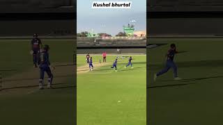 Kushal Bhurtel Brilliant Bowling | Nepal vs USA #cricket #nepalvsusalive # #nepalvsusa