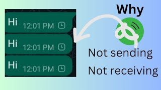 How to fix Whatsapp message not sending problem/ How to fix Whatsapp message not receiving problem