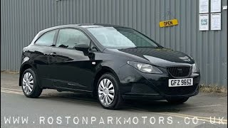 2011 SEAT Ibiza 1.2 S 3dr [AC] - ins grp 3 - for sale @rostonparkmotors Nuneaton