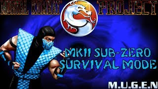 Mortal Kombat Project 4.1 Season 2 Final: MKII Sub-Zero Survival Mode (MUGEN) (1080p 60fps)