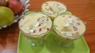 🍏🍧 Fresh & Creamy Fruit Custard 🍧🍏Very simple and delicious @TheFlavourfulKitchen91122