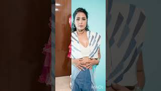 Hina Khan 🥰 is so cute 💕 bollywood actress 😍 #shorts #youtubeshorts #hinakhan 🥰 #love 💕